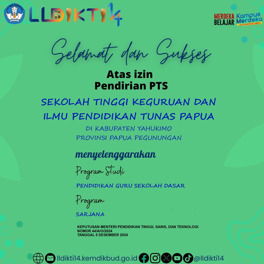 ucapan selamat lldikti